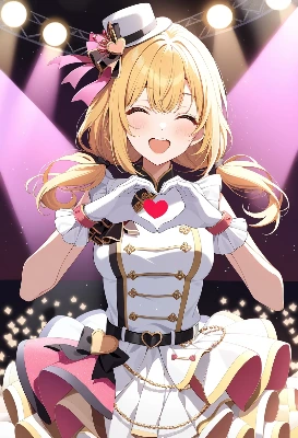 手でハート