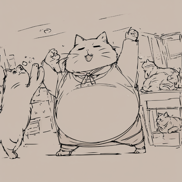 ダンス猫