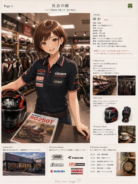 Weekend Rider Collection ― 走る私も、いつもの私も。