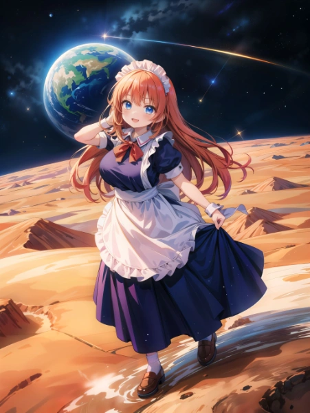 月面メイドさん