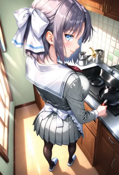 ご飯を作ってくれる雪泉