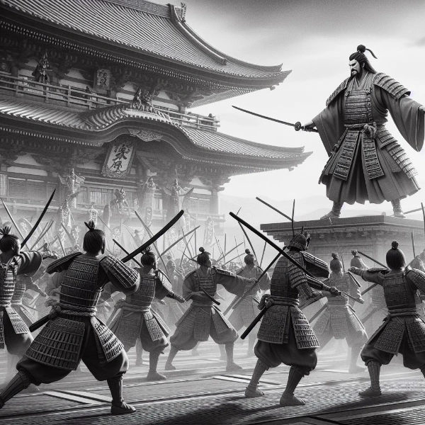 者ども出会えい