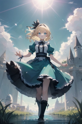 金髪の少女
