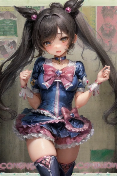 恥ずかしがる少女