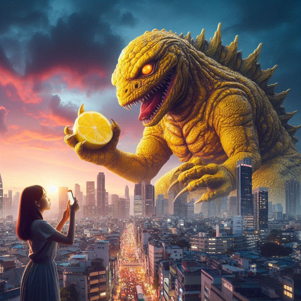 レモン怪獣　（7枚）