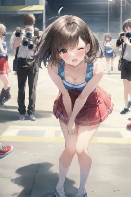パンツ見られちゃうよお